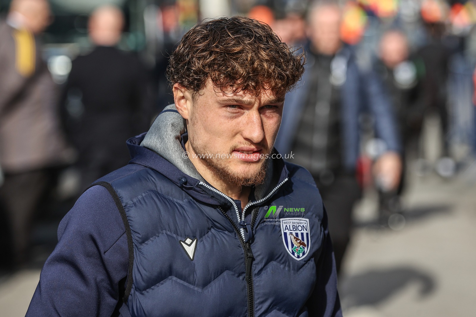 Callum Styles of West Bromwich Albion arrives during the Sky Bet Championship match Leeds United vs West Bromwich Albion at Elland Road, Leeds, United Kingdom, 1st March 2025

(Photo by Alfie Cosgrove/News Images)