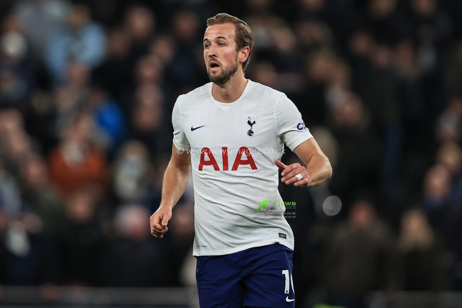 Harry Kane #10 of Tottenham Hotspur during the game