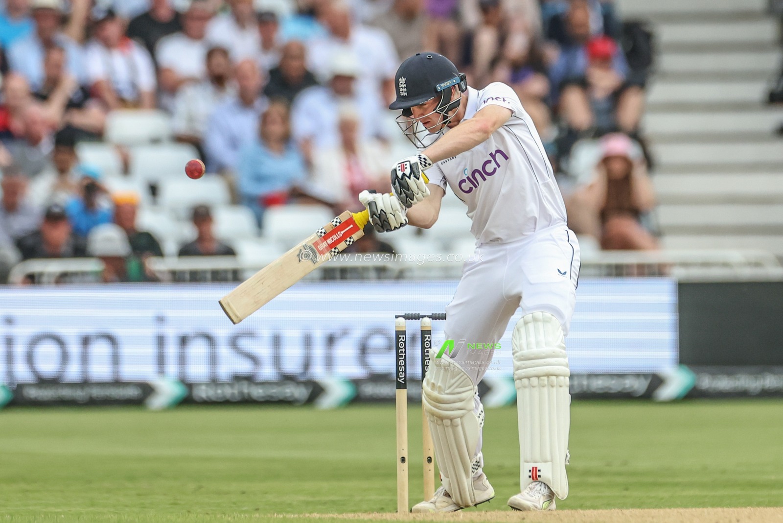 Harry Brook of England clips the ball for a four during the Rothesay Test Match day three England vs West Indies at Trent Bridge, Nottingham, United Kingdom, 20th July 2024

(Photo by Mark Cosgrove/News Images)