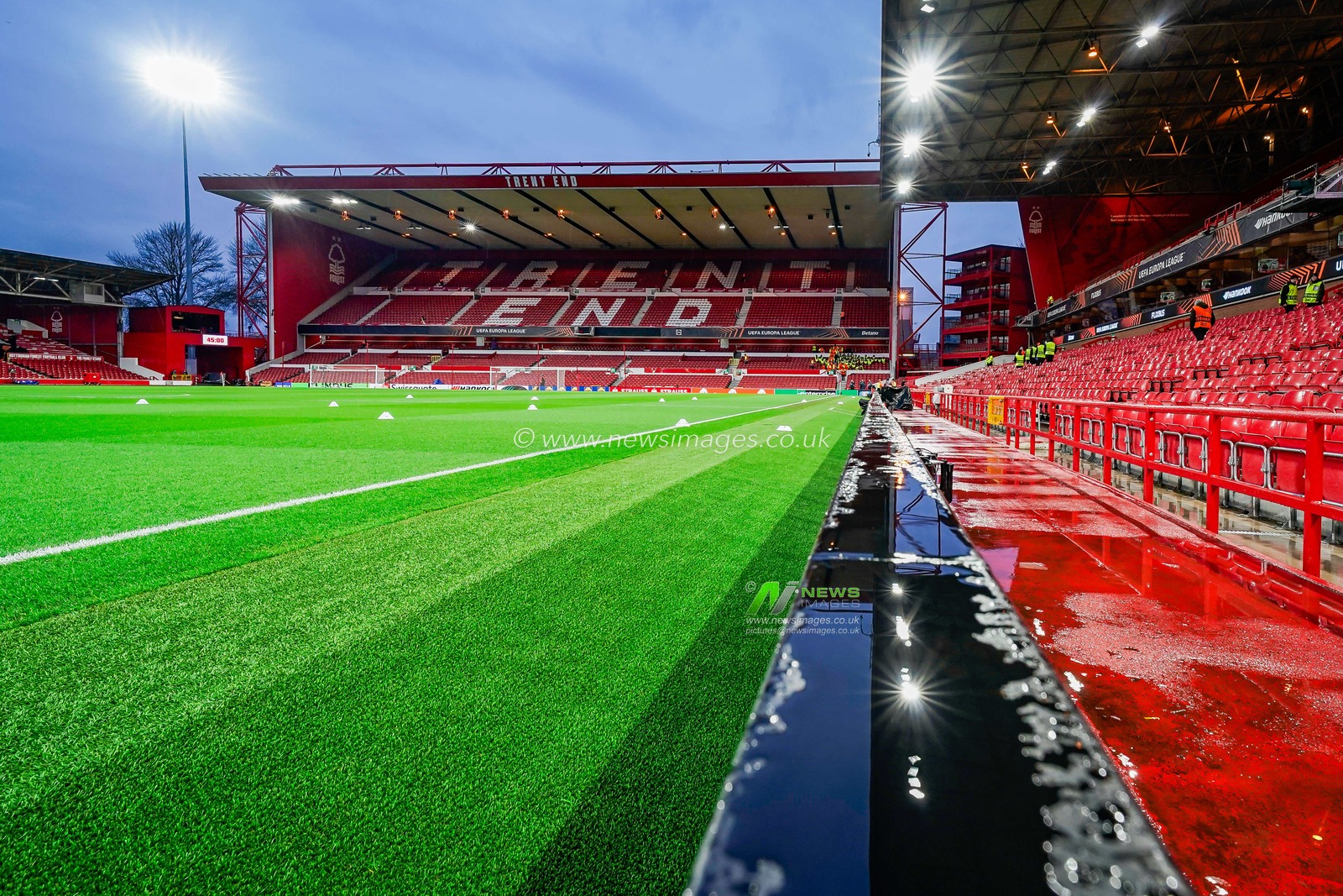 A general view of the pitch and stands during the UEFA Europa League 
Knockout Round Play-offs match Nottingham Forest vs Fenerbahce at City Ground, Nottingham, United Kingdom on 26 February 2026

(Photo by Maynard Manyowa/News Images)