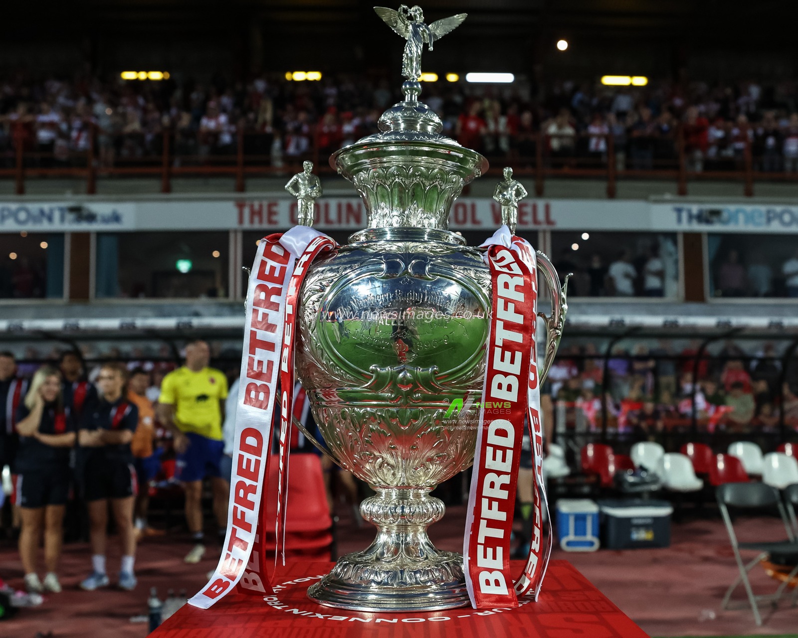 The Challenge Cup during the Betfred Super League Round 14 Hull KR vs Catalans Dragons at Sewell Group Craven Park, Kingston upon Hull, United Kingdom, 13th June 2025

(Photo by Mark Cosgrove/News Images)