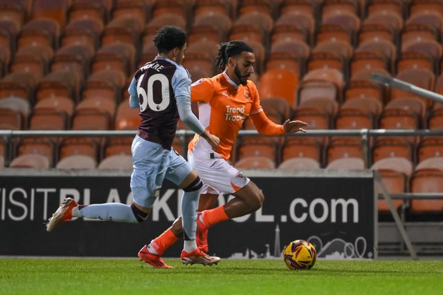 The Vertu Trophy Blackpool v Aston Villa U21