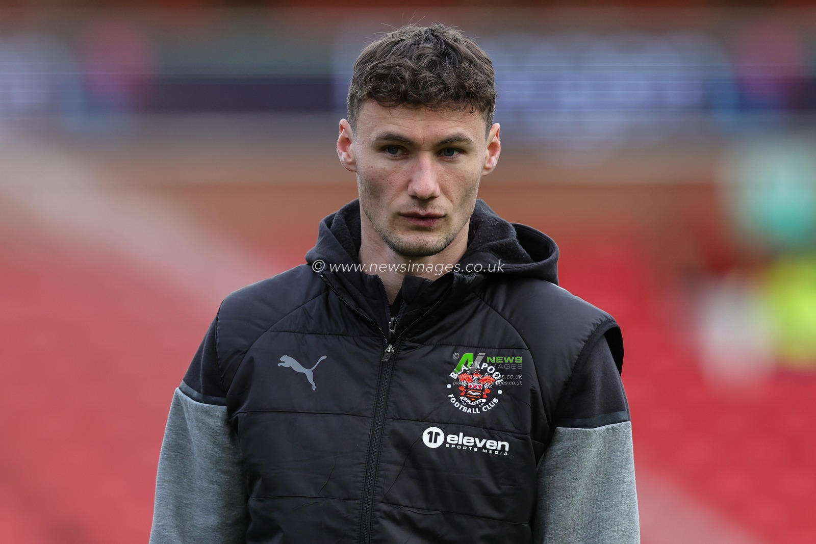 Matty Virtue of Blackpool arrives during the Emirates FA Cup  Third Round match Nottingham Forest vs Blackpool at City Ground, Nottingham, United Kingdom, 7th January 2024

(Photo by Mark Cosgrove/News Images)