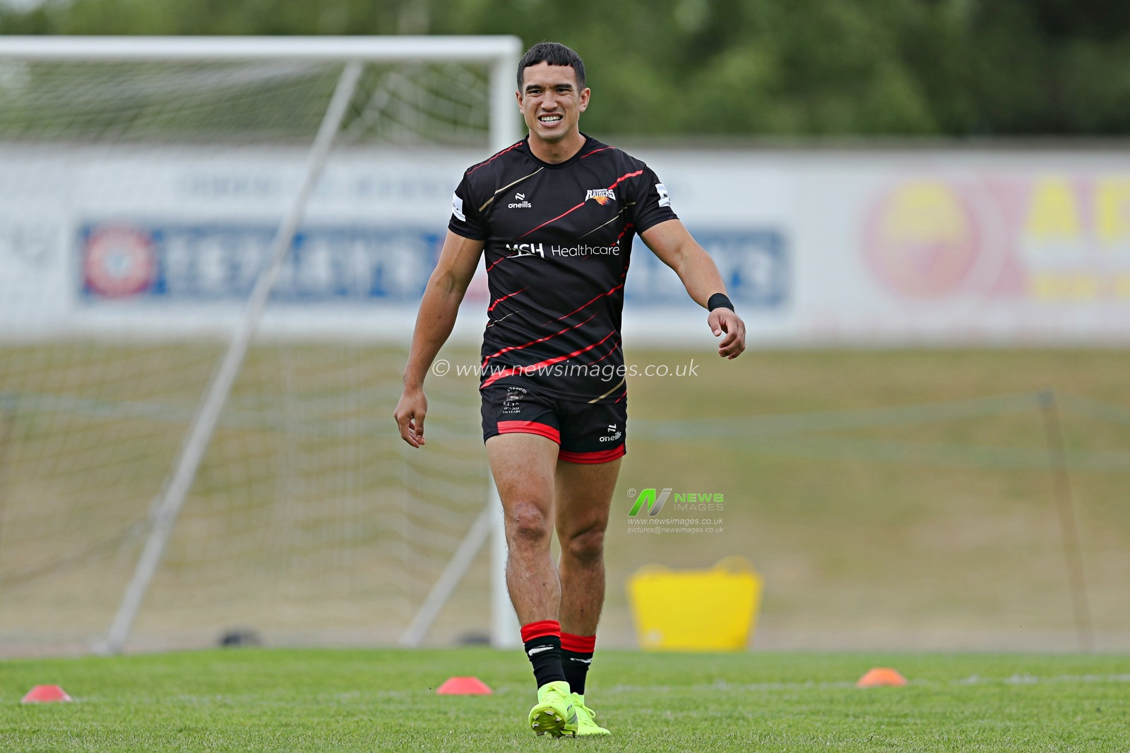 Tee Ritson of Barrow Raiders before the Betfred Championship match Hunslet RLFC vs Barrow Raiders at South Leeds Stadium, Leeds, United Kingdom, 22nd June 2025(Photo by Sam Eaden/News Images)