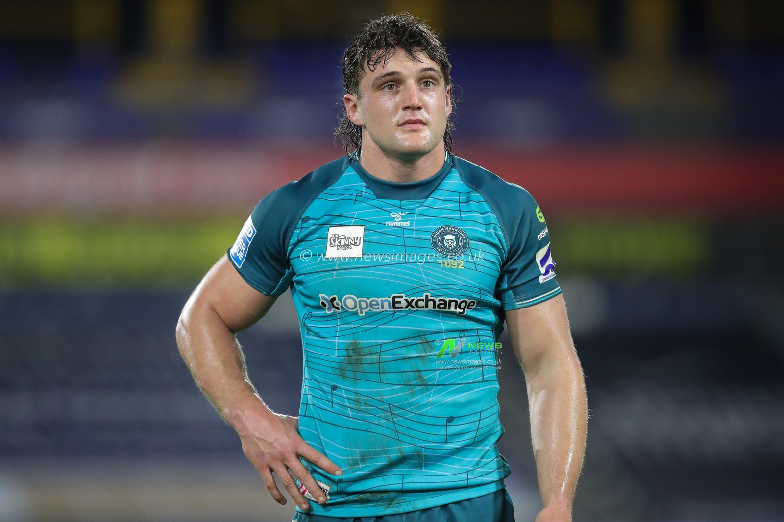 Liam Byrne #10 of Wigan Warriors during the Betfred Super League Round 5 match Huddersfield Giants vs Wigan Warriors at John Smith's Stadium, Huddersfield, United Kingdom, 17th March 2023

(Photo by James Heaton/News Images)