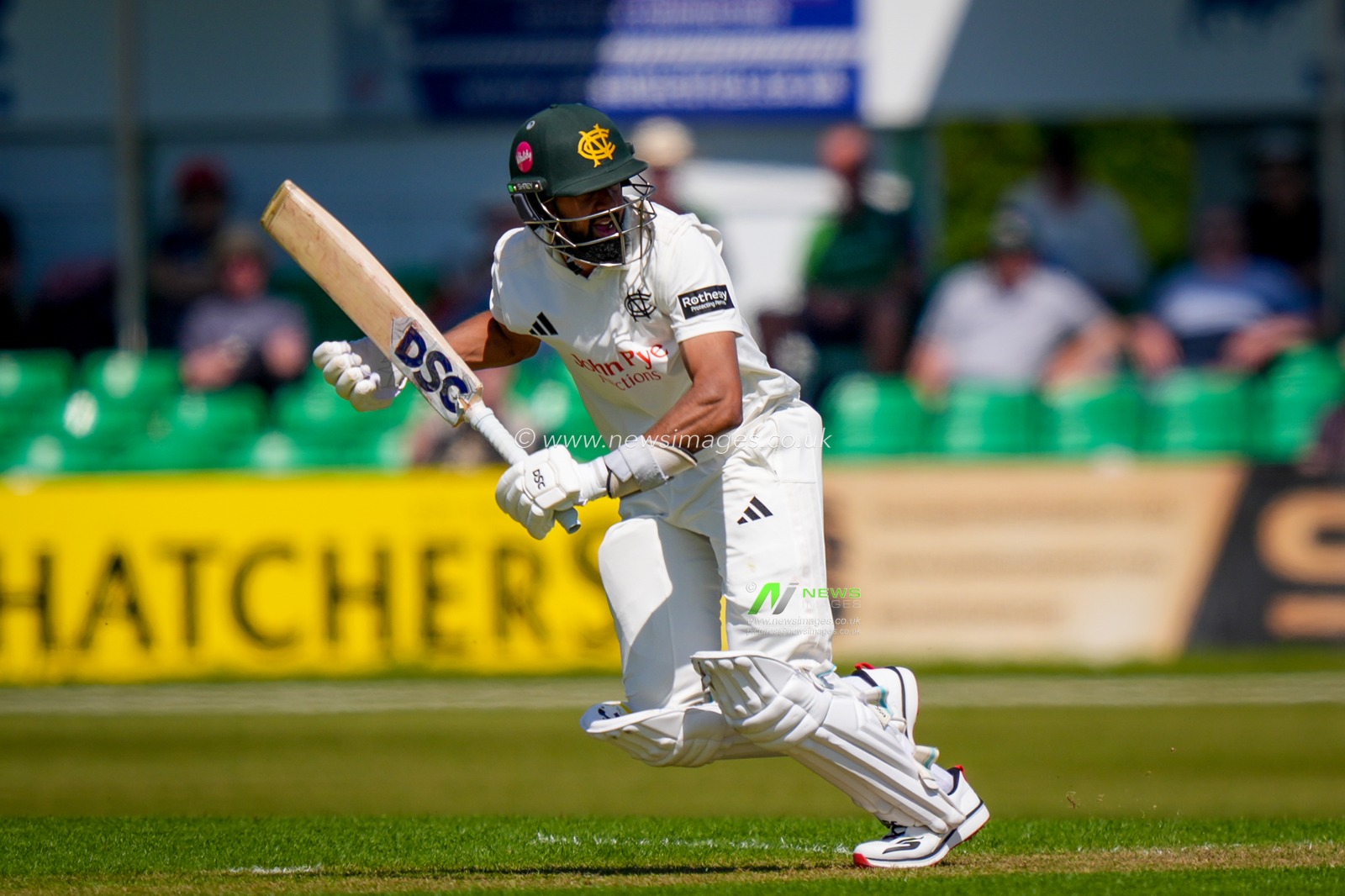 Haseeb Hameed of Nottinghamshire takes a run during Leicestershire County Cricket Club vs Nottinghamshire County Cricket Club in Country Cricket Division One Day 1 at Grace Road, Leicester, United Kingdom on 01 May 2026

(Photo by Maynard Manyowa/News Images)