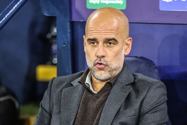 Pep Guardiola manager of Manchester City during the UEFA Champions League 2025/26 Phase MD1 Manchester City vs Napoli League at The City of Manchester Stadium, Manchester, United Kingdom, 18th September 2025

(Photo by Alfie Cosgrove/News Images)