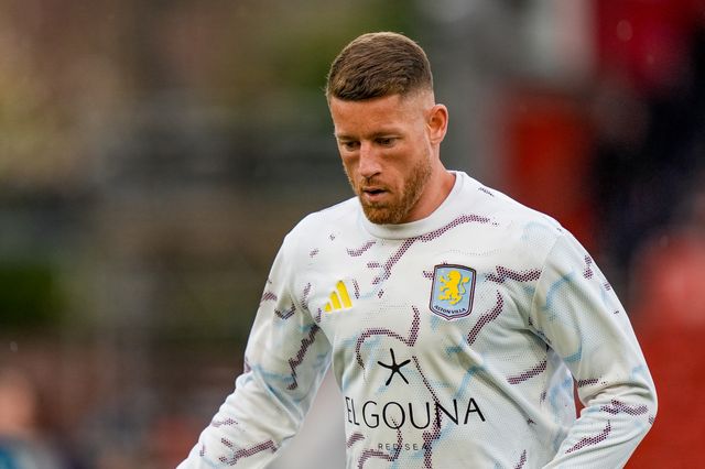 Ross Barkley of Aston Villa in the pregame warmup session  during the Premier League match Nottingham Forest vs Aston Villa at City Ground, Nottingham, United Kingdom on 12 April 2026

(Photo by Maynard Manyowa/News Images)