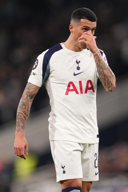 Pedro Porro of Tottenham Hotspur during the UEFA Champions League match Tottenham Hotspur vs Atletico Madrid at Tottenham Hotspur Stadium, London, United Kingdom on 18 March 2026

(Photo by Harvey Murphy/News Images)