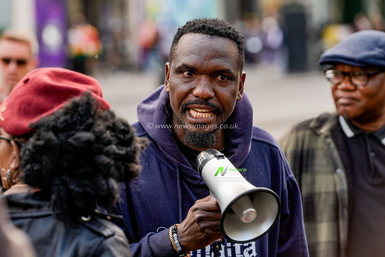 Blessed Mhlanga UK-based as Zimbabweans gather outside the Zimbabwe Embassy in London on 18 April 2026 to protest the Constitution of Zimbabwe Amendment (No. 3) Bill, which critics say would extend President Mnangagwa’s rule until 2030 and strip citizens of the direct vote for president.

(Photo by Maynard Manyowa/News Images)