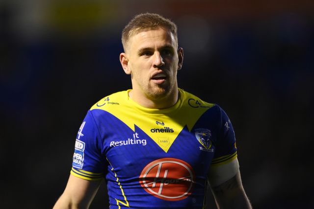 Matt Dufty of Warrington Wolves looks on during the Betfred Super League play-off Eliminator 2 Warrington Wolves v St Helens at Halliwell Jones Stadium, Warrington, United Kingdom, 28th September 2024

(Photo by Ben Roberts/News Images)