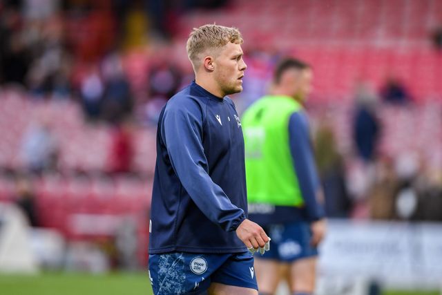  Gus Warr of Sale Sharks during the Gallagher Premiership match Gloucester vs Sale Sharks at Kingsholm Stadium, Gloucester, United Kingdom on 08 May 2026

(Photo by Alex Williamson/News Images)