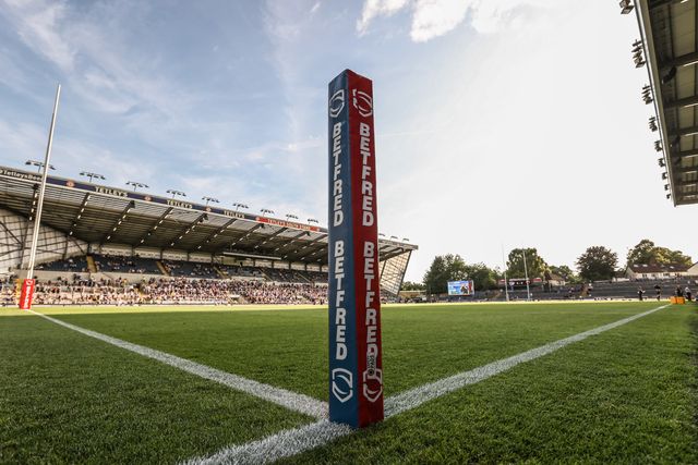 A general view of Headingley Stadium during the Betfred Super League round 19 match Leeds Rhinos vs Salford Red Devils at Headingley Stadium, Leeds, United Kingdom, 18th July 2025

(Photo by Alfie Cosgrove/News Images)