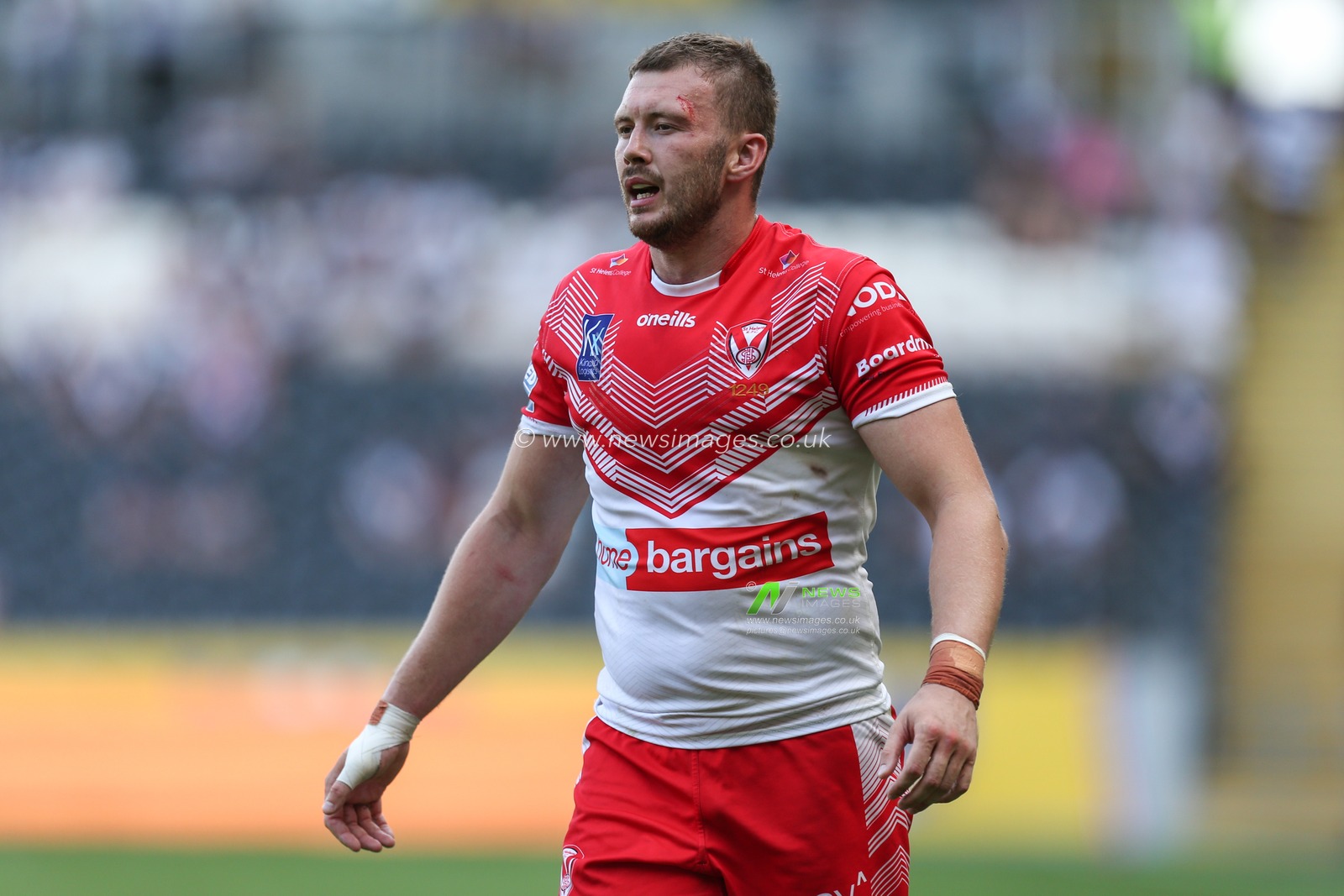 Joe Batchelor #12 of St Helens during the game