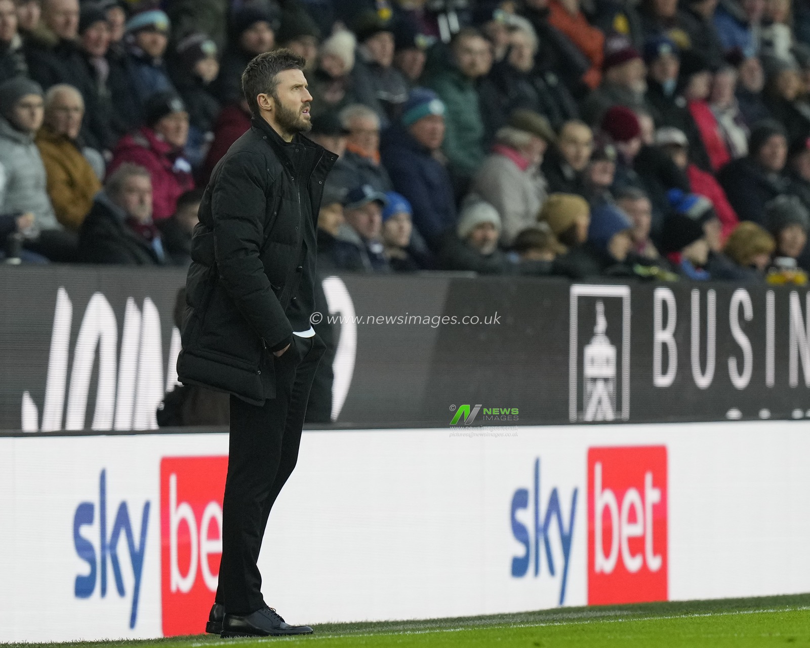 Michael Carrick manager of Middlesbrough during the Sky Bet Championship match Burnley vs Middlesbrough at Turf Moor, Burnley, United Kingdom, 17th December 2022

(Photo by Steve Flynn/News Images)