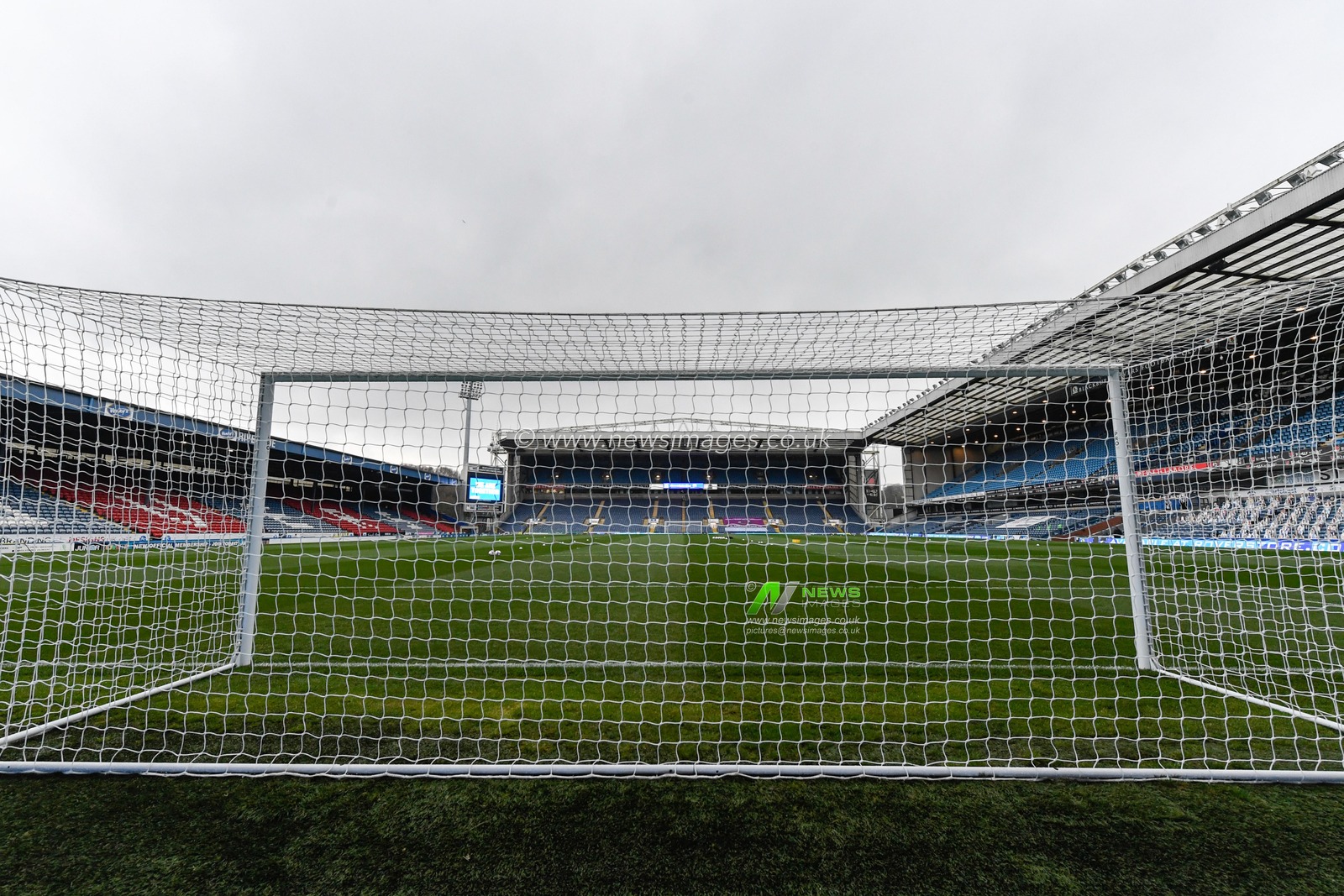 A general view of Ewood Park, the home of Blackburn Rovers