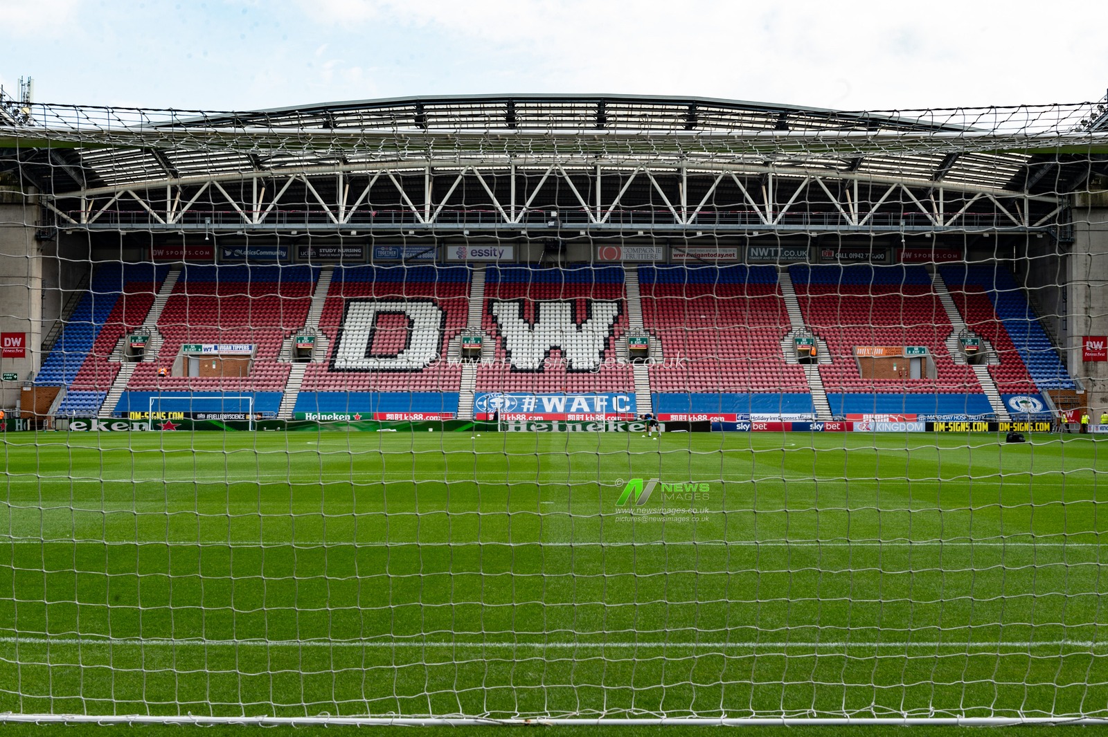3rd August 2019, DW Stadium, Wigan, England; Sky Bet Championship, Wigan Athletic vs Cardiff City ; A view of the DW Stadium before todays game,.


Credit: Richard Long/News Images

English Football League images are subject to DataCo Licence