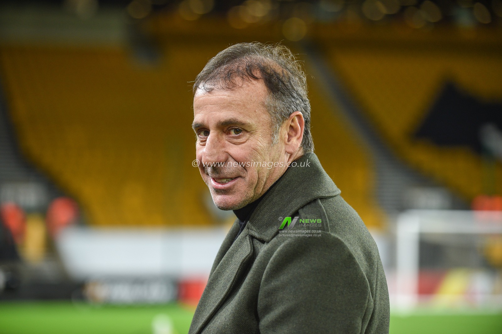12th December 2019, Molineux, Wolverhampton, England; UEFA Europa League, Wolverhampton Wanderers v Besiktas : Abdullah AvcÄ± manager of Besiktas arrives at Molineux 

Credit: Richard Long/News Images