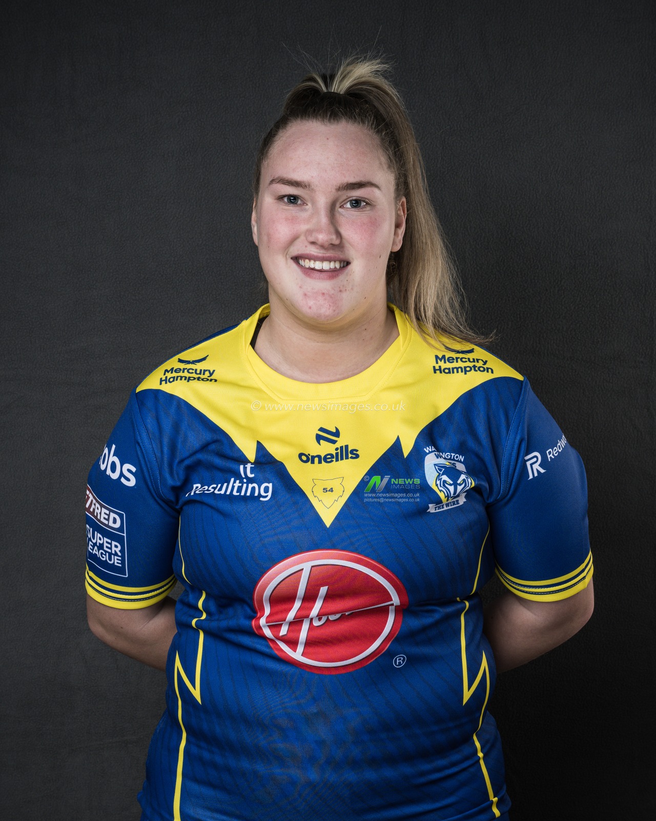 Warrington Wolves Women Headshots at Halliwell Jones Stadium, Warrington, United Kingdom, 5th March 2024

(Photo by Craig Thomas/News Images)