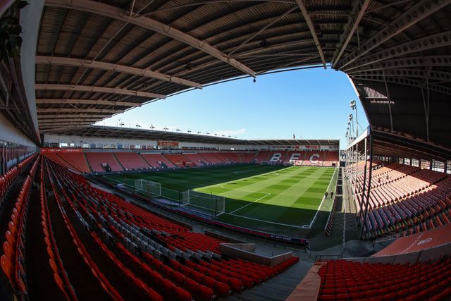 A general view of Bloomfield Road during the Sky Bet League 1 match Blackpool vs Reading at Bloomfield Road, Blackpool, United Kingdom, 1st April 2025

(Photo by Mark Cosgrove/News Images)