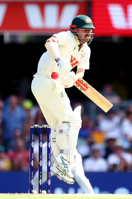 Travis Head of Australia bats during the NRMA Insurance Ashes Second Test Day 2 Australia vs England at The Gabba, Brisbane Cricket Ground, Brisbane, Australia, 5th December 2025

(Photo by Pat Hoelscher/News Images)

*** GER AUT SUI OUT ***