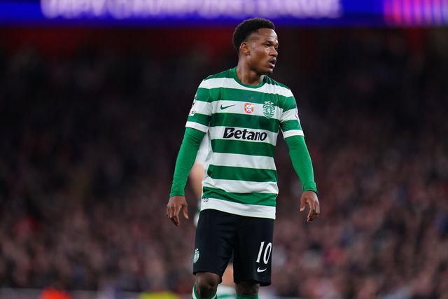 Geny Catamo of Sporting CP during the UEFA Champions League Quarter Finals match Arsenal vs Sporting CP at Arsenal stadium, London, United Kingdom on 15 April 2026

(Photo by Harvey Murphy/News Images)