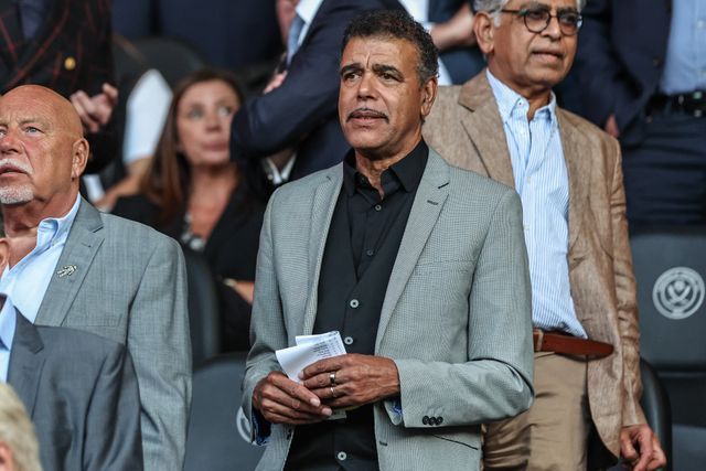 Chris Kamara in attendance during the Sky Bet Championship Playoff Semi-final match Sheffield United vs Bristol City at Bramall Lane, Sheffield, United Kingdom, 12th May 2025

(Photo by Mark Cosgrove/News Images)