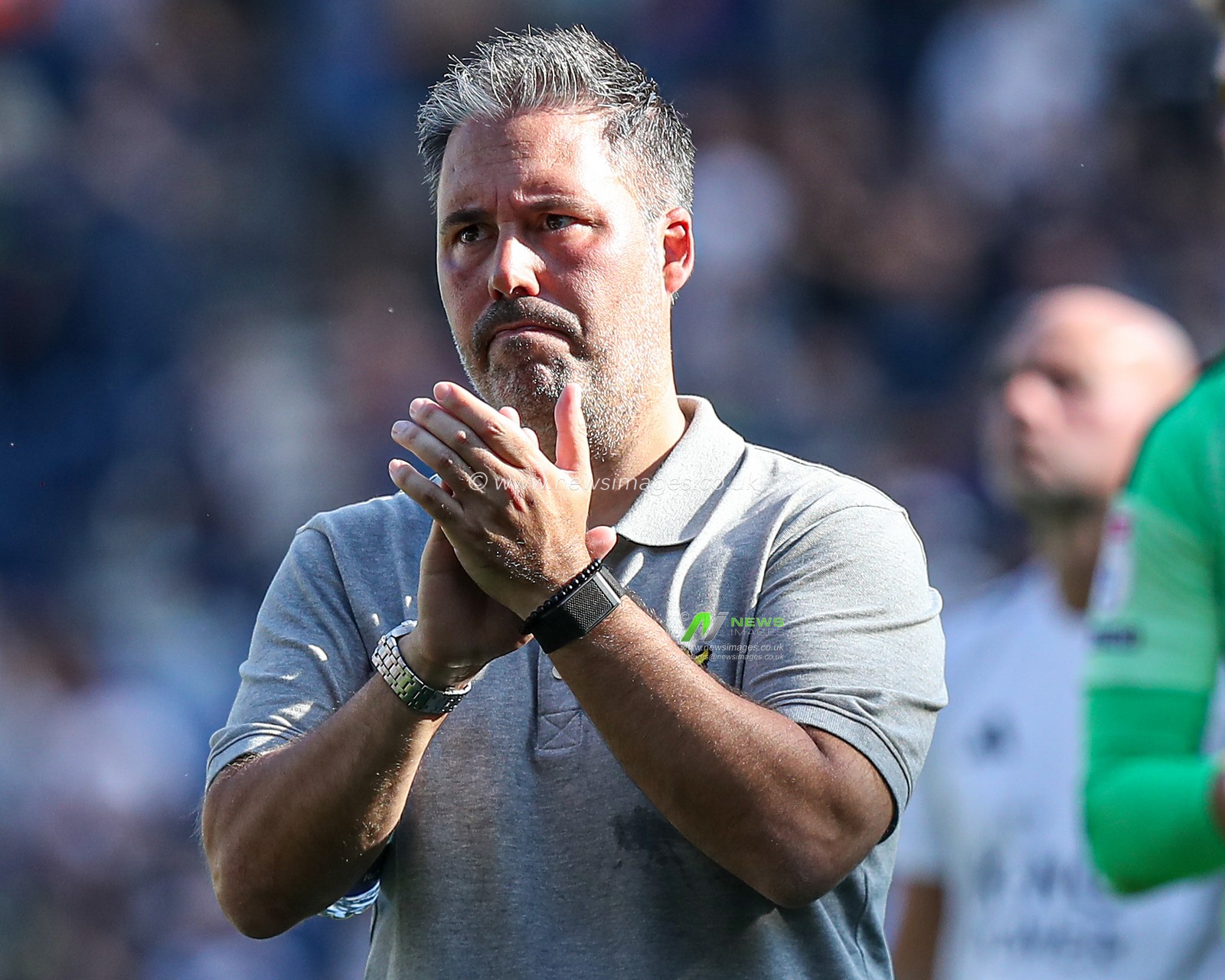 Martí Cifuentes manager of Leicester City claps away fans after the Sky Bet Championship match Preston North End vs Leicester City at Deepdale, Preston, United Kingdom, 16th August 2025

(Photo by Jorge Horsted/News Images)