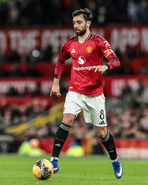 Bruno Fernandes of Manchester Untied during the Emirates FA Cup Third Round match Manchester United vs Brighton and Hove Albion at Old Trafford, Manchester, United Kingdom, 11th January 2026

(Photo by Mark Cosgrove/News Images)