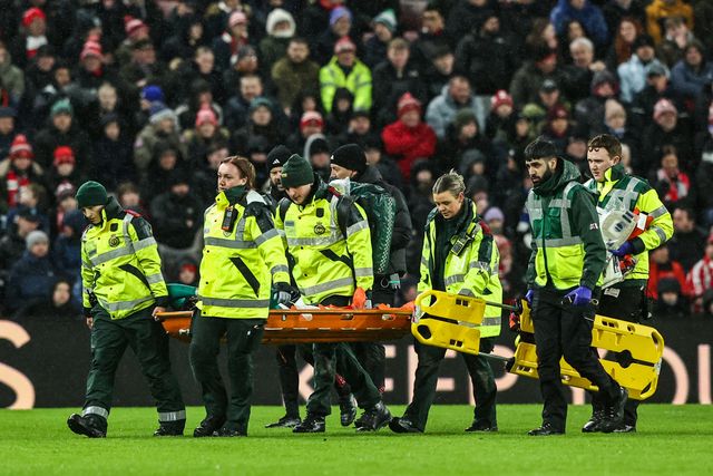 Wataru Endo of Liverpool is stretchered off during the Premier League match Sunderland vs Liverpool at Stadium Of Light, Sunderland, United Kingdom on 11 February 2026

(Photo by Alfie Cosgrove/News Images)