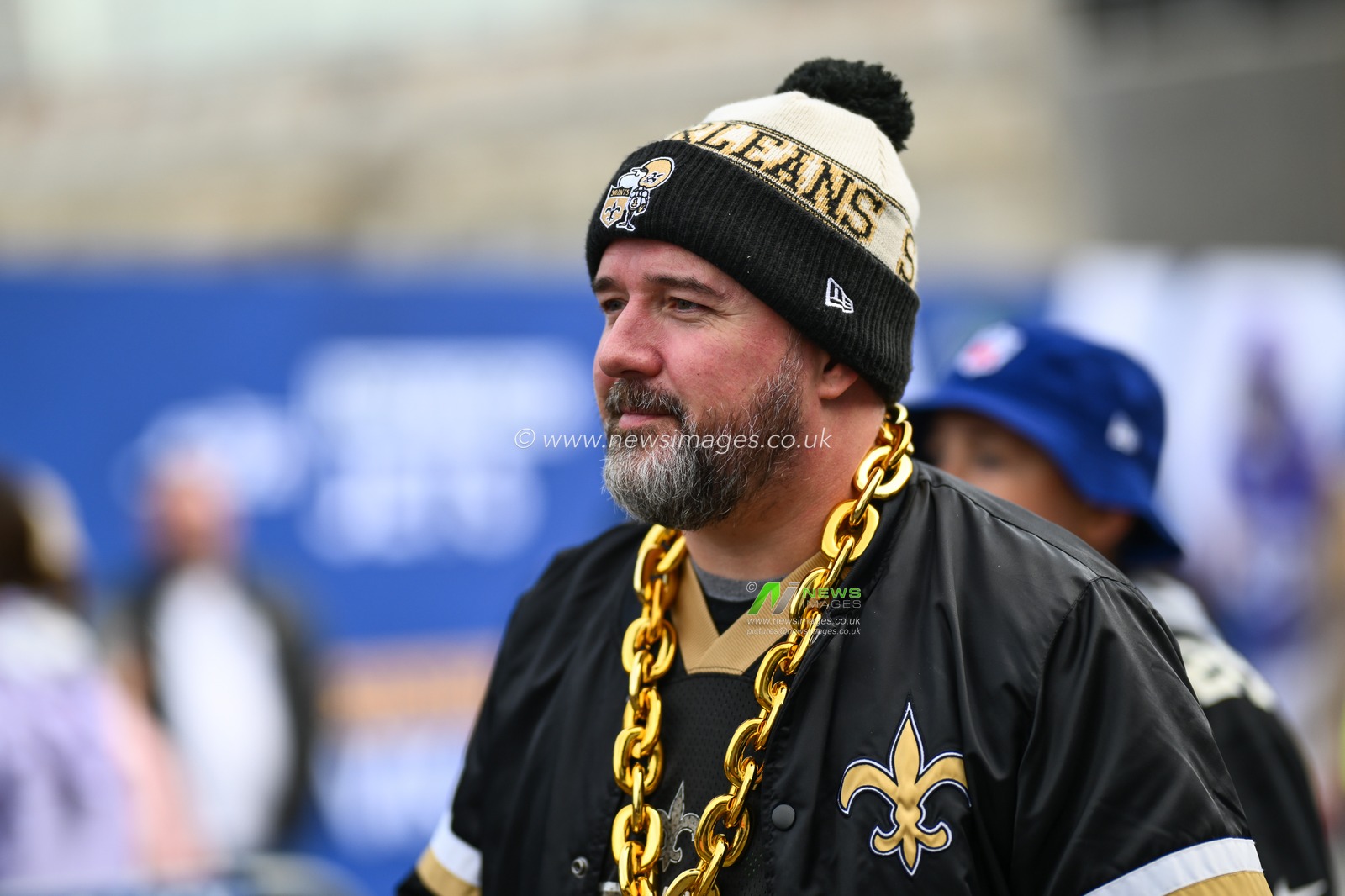 fans arrive ahead of  the Week 6 match Chicago Bears vs Jacksonville Jaguars at Tottenham Hotspur Stadium, London, United Kingdom, 13th October 2024

(Photo by Craig Thomas/News Images)