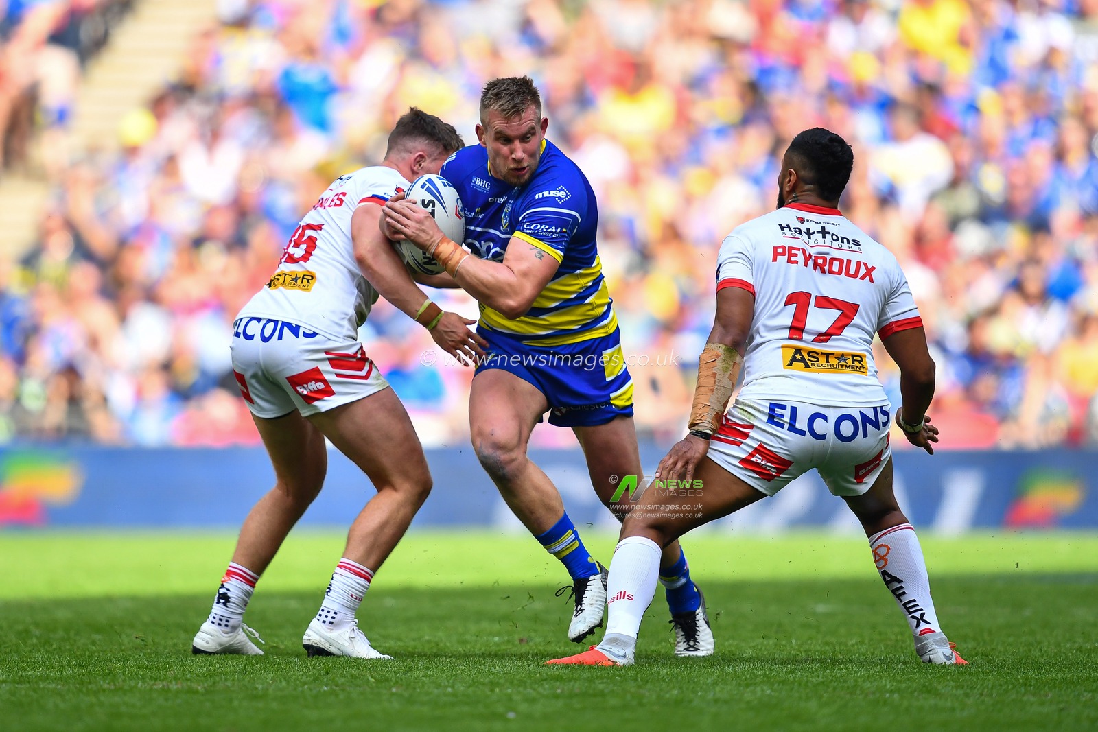 24th August 2019 , Wembley Stadium, London England ; 2019 Coral Challenge Cup Final ; St Helens vs Warrington Wolves ; Mike Cooper of Warrington Wolves in action



Credit: Craig Thomas/News Images