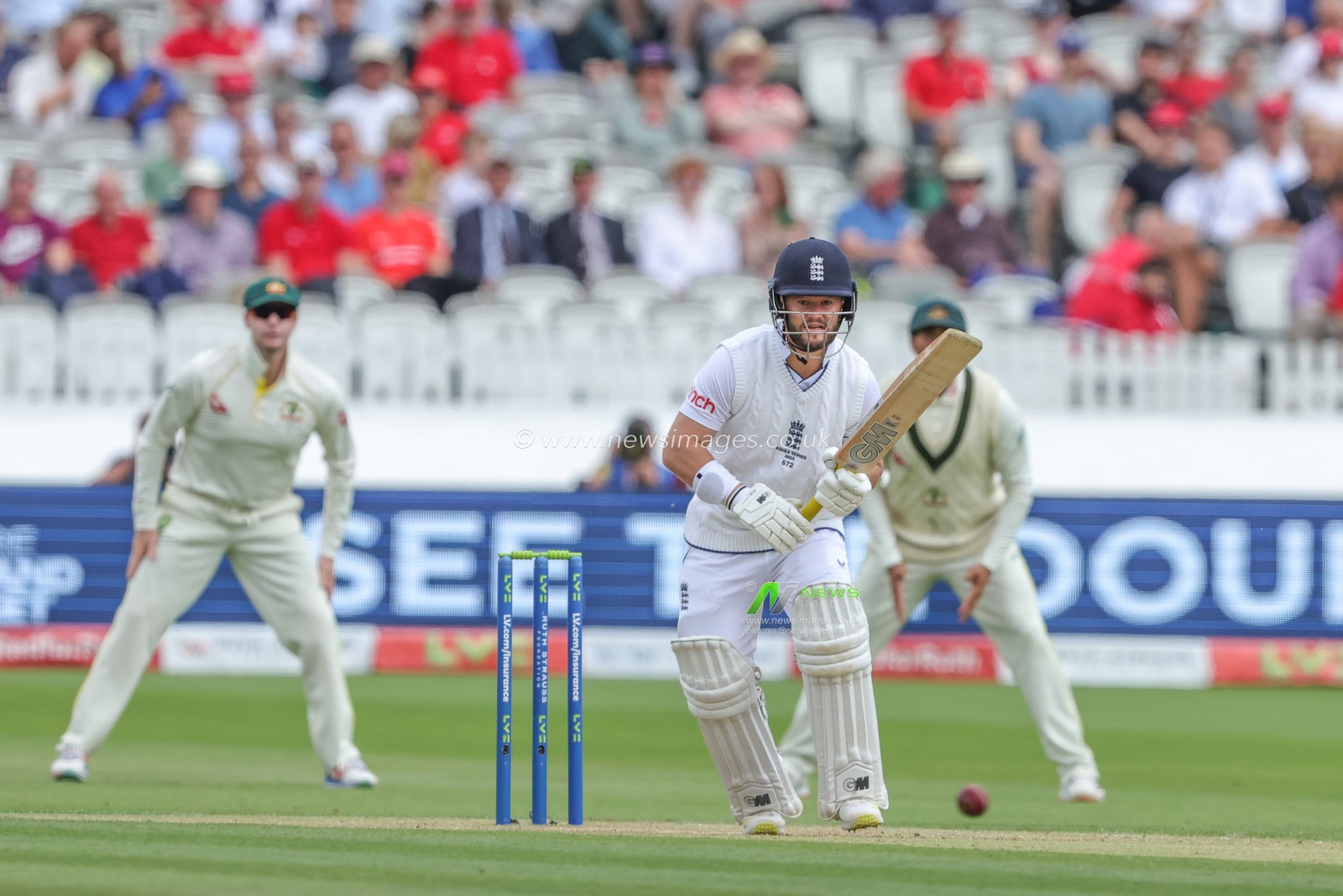 Ben Duckett of England hits the ball for one run during the LV= Insurance Ashes Test Series Second Test Day 2 England v Australia at Lords, London, United Kingdom, 29th June 2023

(Photo by Mark Cosgrove/News Images)