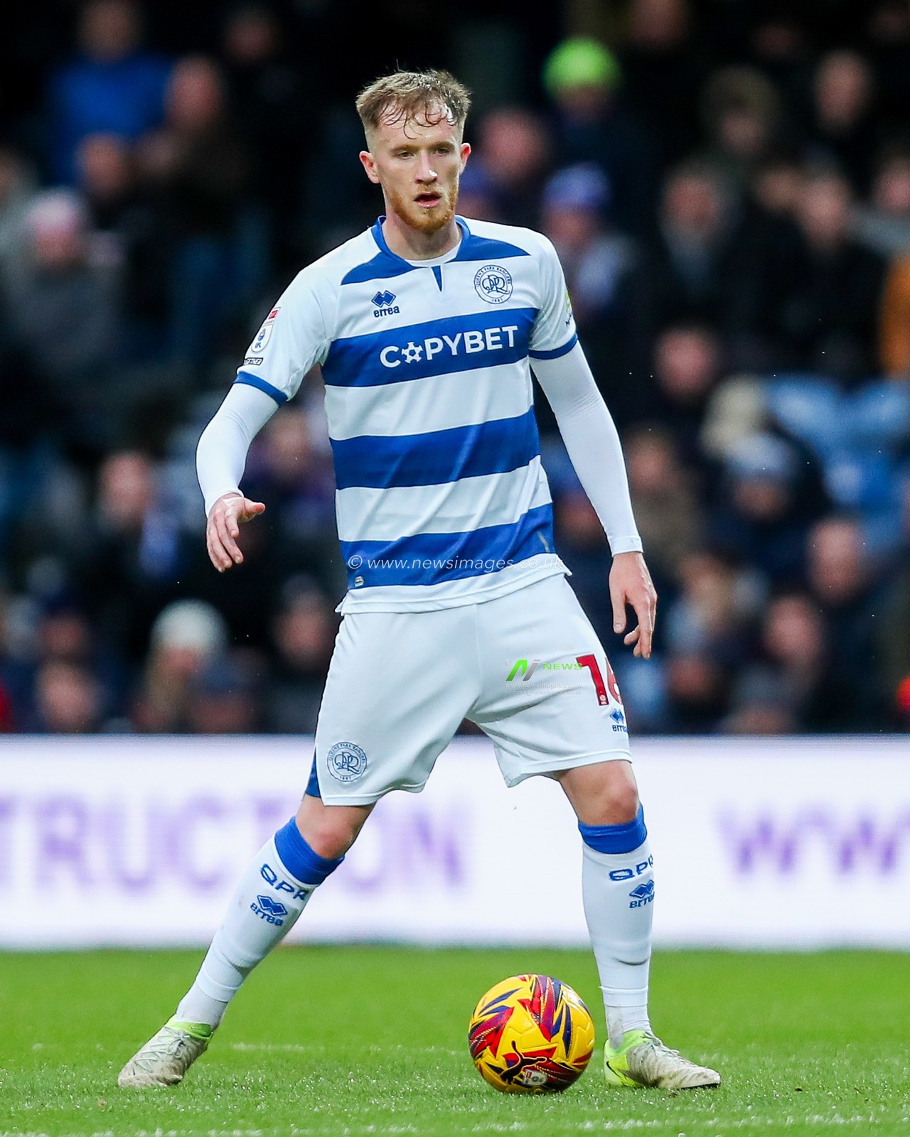Liam Morrison of Queens Park Rangers runs with the ball during the Sky Bet Championship match Queens Park Rangers vs Preston North End at Matrade Loftus Road, London, United Kingdom, 21st December 2024

(Photo by Izzy Poles/News Images)
