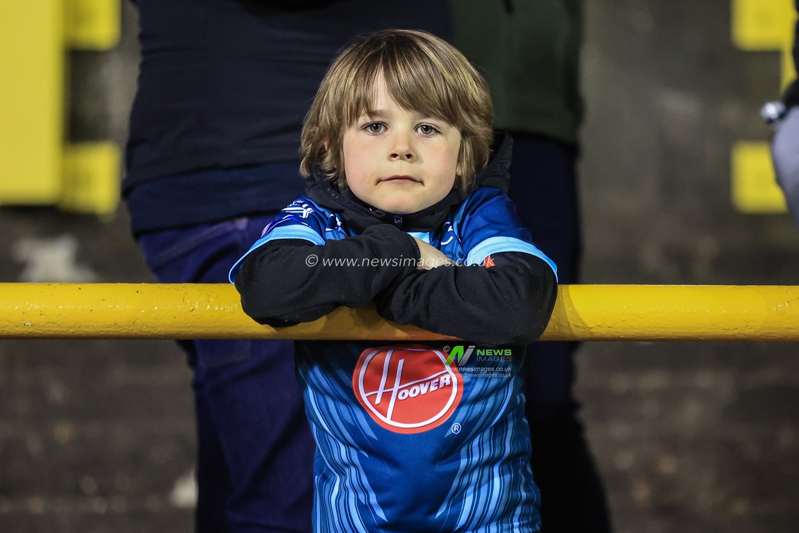 A young Warrington fan during the Betfred Super League Round 6 match Castleford Tigers vs Warrington Wolves at The Mend-A-Hose Jungle, Castleford, United Kingdom, 24th March 2023

(Photo by Mark Cosgrove/News Images)