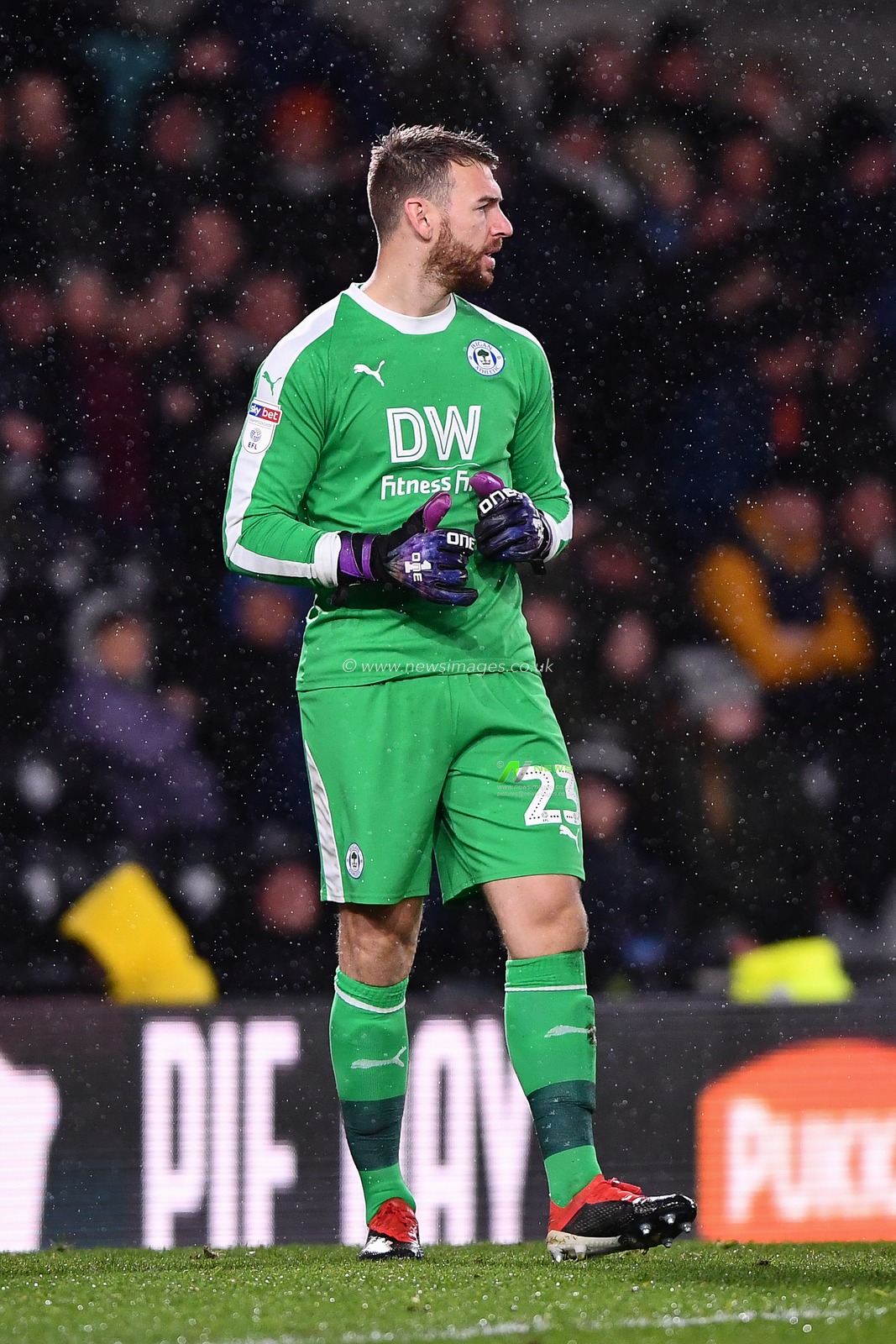 5th March 2019, Pride Park, Derby, England; Sky Bet Championship, Derby County vs Wigan Athletic ; Jamie Jones (23) of Wigan 

Credit: Jon Hobley/News Images 

English Football League images are subject to DataCo Licence