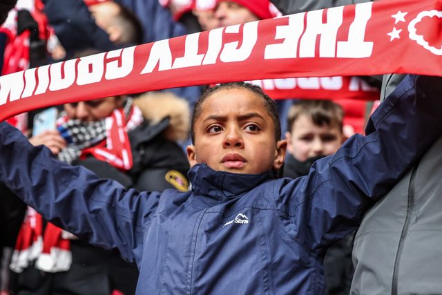 Nottingham Forest fans before the game during the Premier League match Nottingham Forest vs Fulham at City Ground, Nottingham, United Kingdom on 15 March 2026

(Photo by Alfie Cosgrove/News Images)