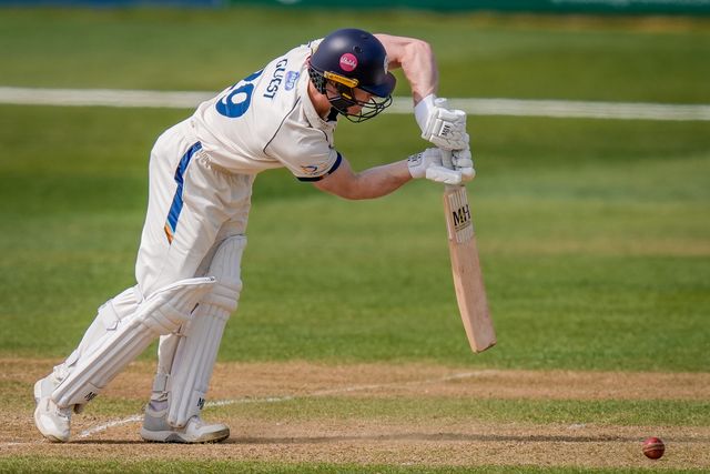Brooke Guest during the County Championship Division Two Derbyshire v Gloucestershire at The Central Co-Op County Ground, Derby, United Kingdom on 26 April 2026

(Photo by Maynard Manyowa/News Images)
