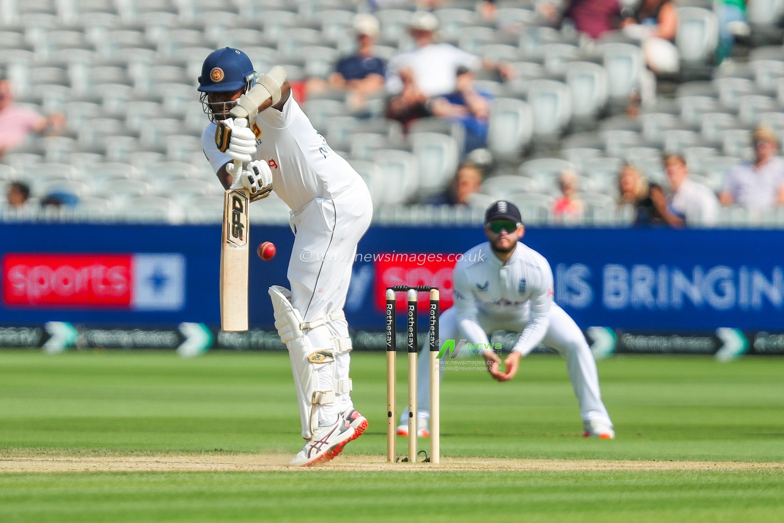 Angelo Mathews of Sri Lanka bats during the England v Sri Lanka 2nd Rothesay Test Match Day 4 at Lords, London, United Kingdom, 1st September 2024

(Photo by Izzy Poles/News Images)
