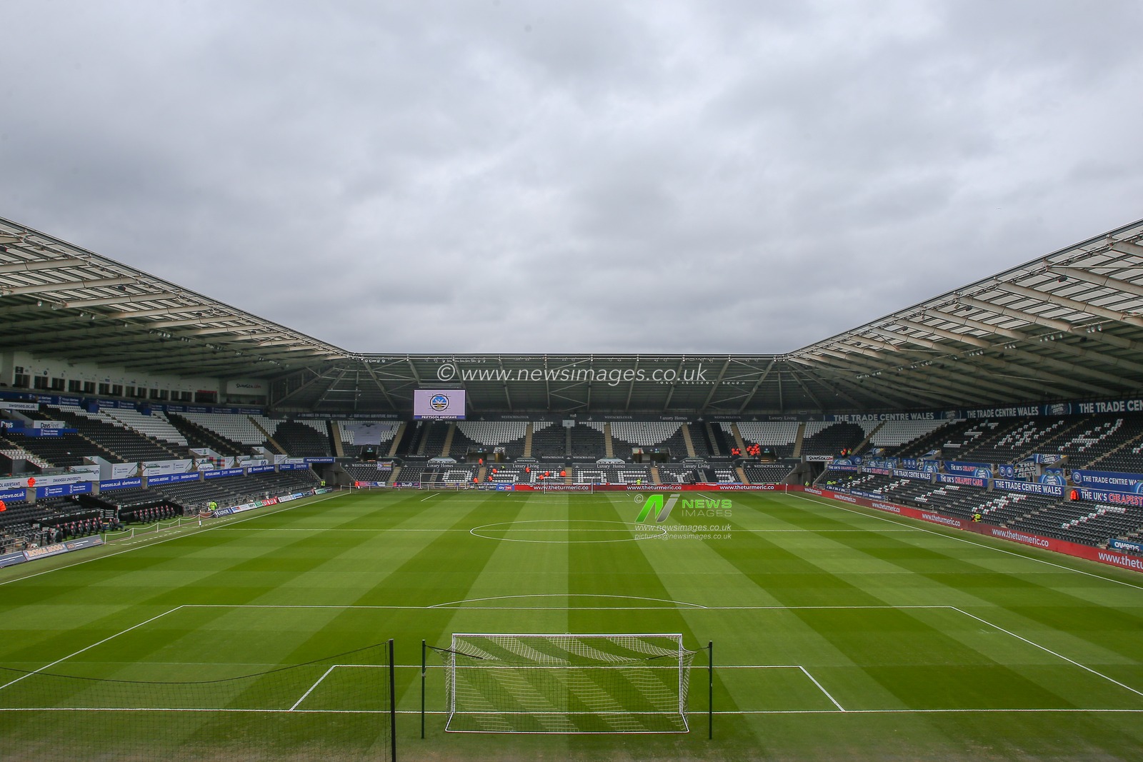 A general view inside of Swansea.com stadium, home of Swansea City ahead of the Sky Bet Championship match Swansea City vs Middlesbrough at Swansea.com Stadium, Swansea, United Kingdom, 11th March 2023

(Photo by Gareth Evans/News Images)