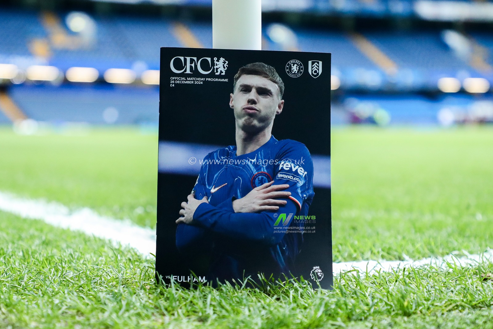 A detailed view of the match ay programme prior to the Premier League match Chelsea vs Fulham at Stamford Bridge, London, United Kingdom, 26th December 2024

(Photo by Izzy Poles/News Images)