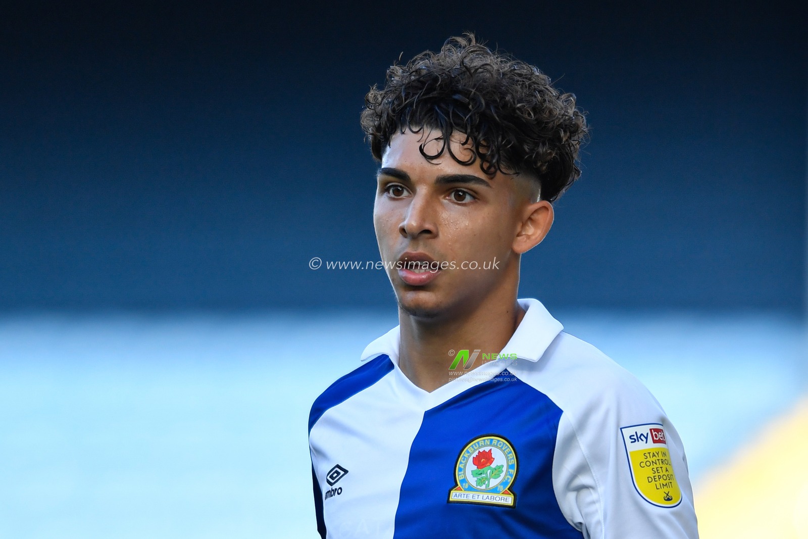 Tyrhys Dolan (39) of Blackburn Rovers in action during the game