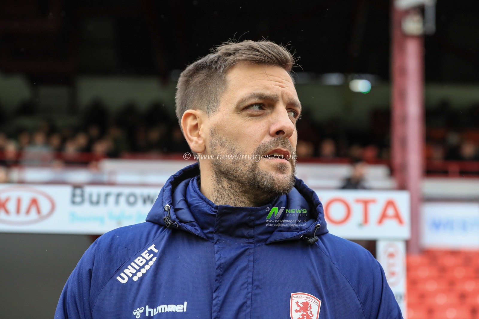 22nd February 2020, Oakwell, Barnsley, England; Sky Bet Championship, Barnsley v Middlesbrough : Jonathan Woodgate head coach of Middlesbrough during the game