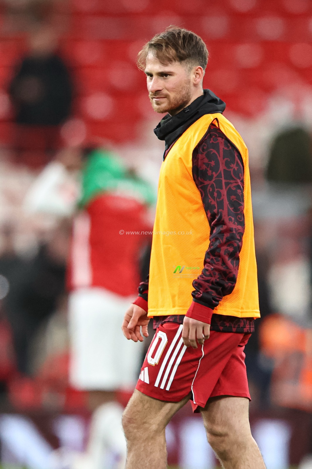 Alexis Mac Allister of Liverpool in the pregame warmup session during the Emirates FA Cup Third Round match Liverpool vs Barnsley at Anfield, Liverpool, United Kingdom, 12th January 2026

(Photo by Alfie Cosgrove/News Images)