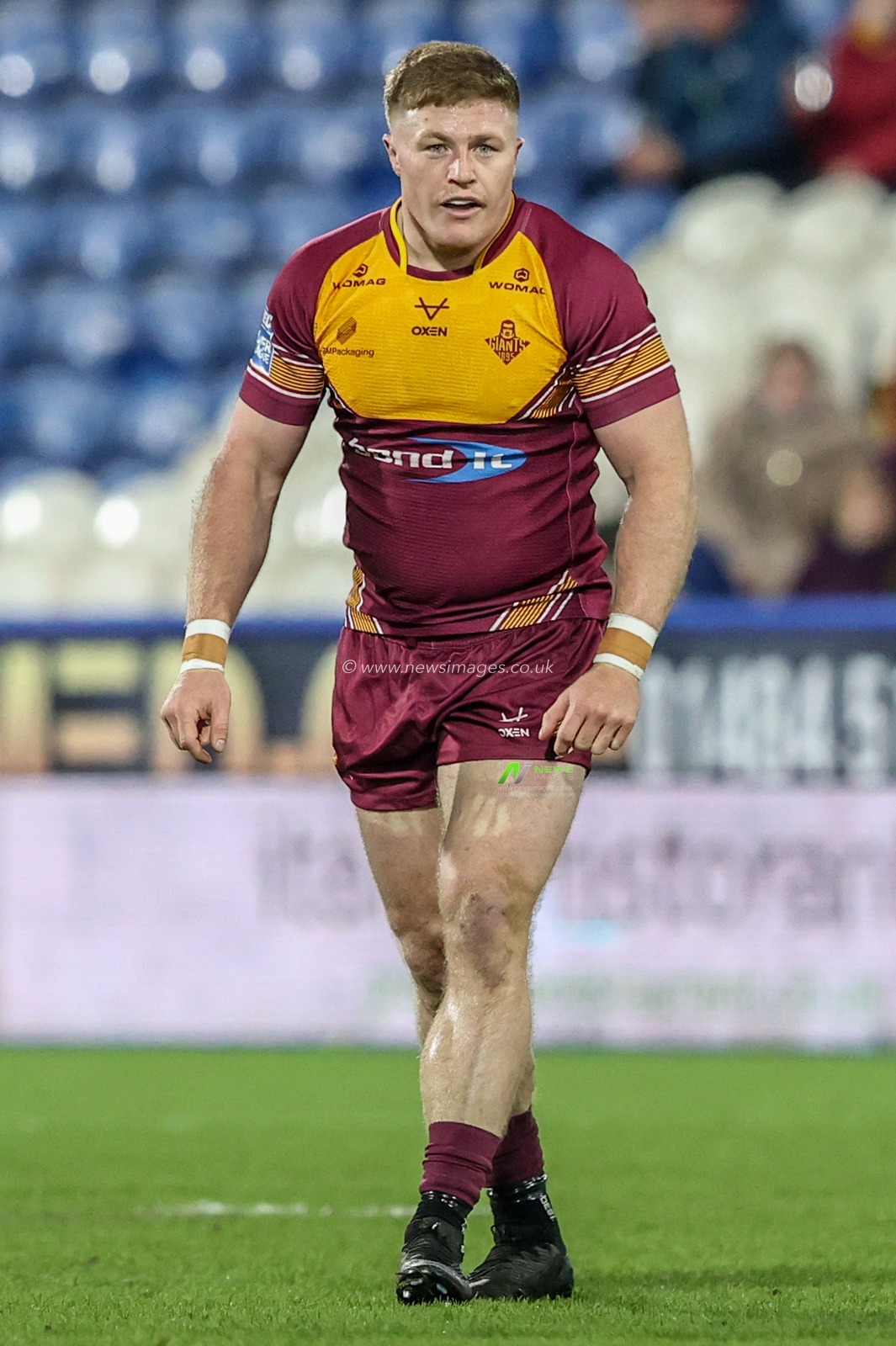 Zac Woolford of Huddersfield Giants during the Betfred Super League Round 3 match Huddersfield Giants vs Hull FC at John Smith's Stadium, Huddersfield, United Kingdom, 28th February 2025

(Photo by Alfie Cosgrove/News Images)