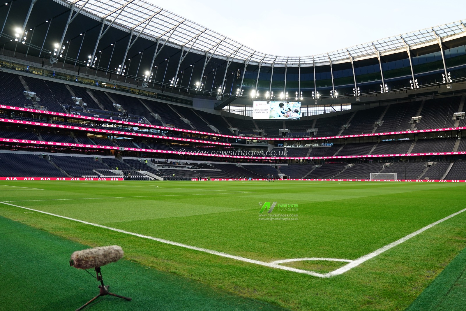 General view of the Tottenham Hotspur stadium ahead of the Premier League match Tottenham Hotspur vs Liverpool at Tottenham Hotspur Stadium, London, United Kingdom, 20th December 2025

(Photo by Harvey Murphy/News Images)

*** GER AUT SUI OUT ***