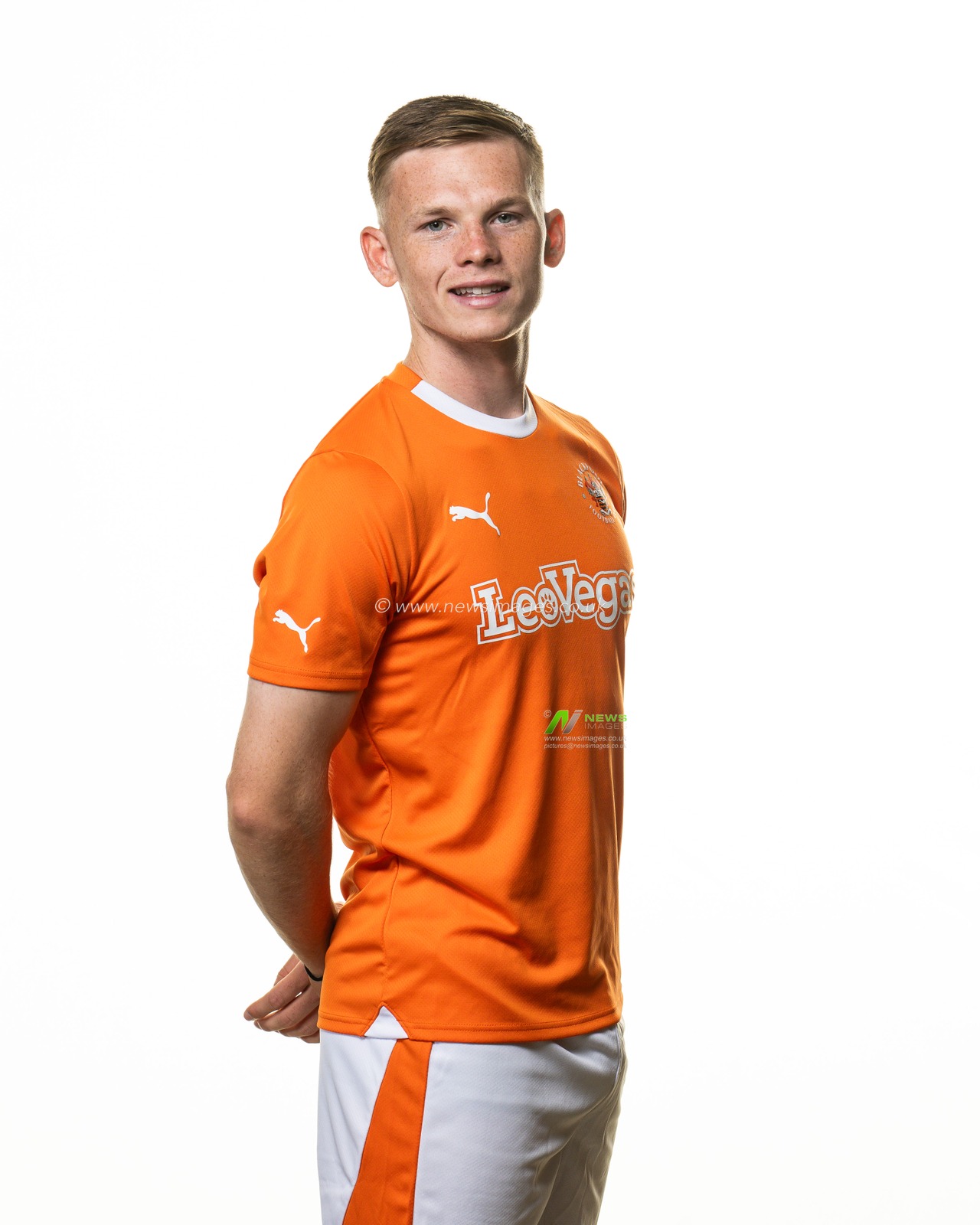 Blackpool Squad Headshots at Bloomfield Road, Blackpool, United Kingdom, 27th July 2023

(Photo by Craig Thomas/News Images)