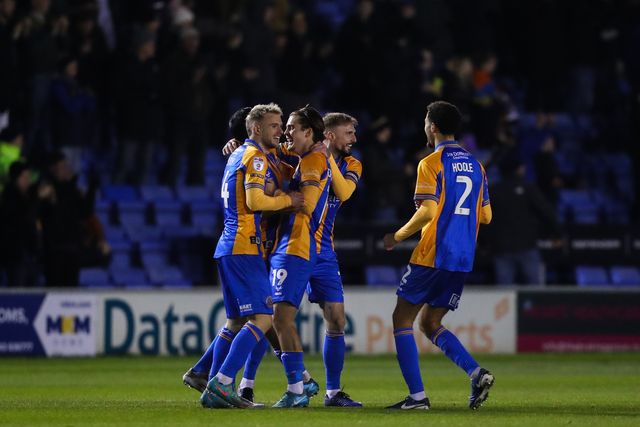 Sky Bet League 1 Shrewsbury Town v Blackpool