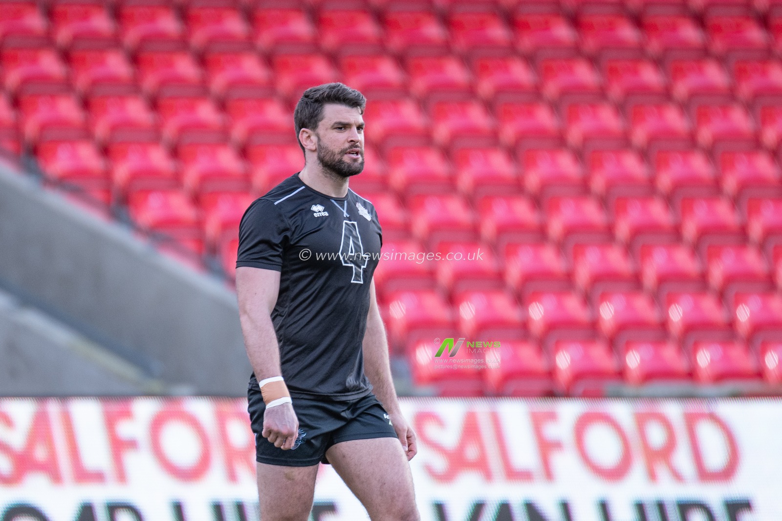 10th February 2019 ,  AJ Bell Stadium, Salford, England;  Betfred Super League, Round 2, Salford Red Devils vs London Broncos ; Elliot Kear of London Broncos 

Credit: Richard Long/News Images