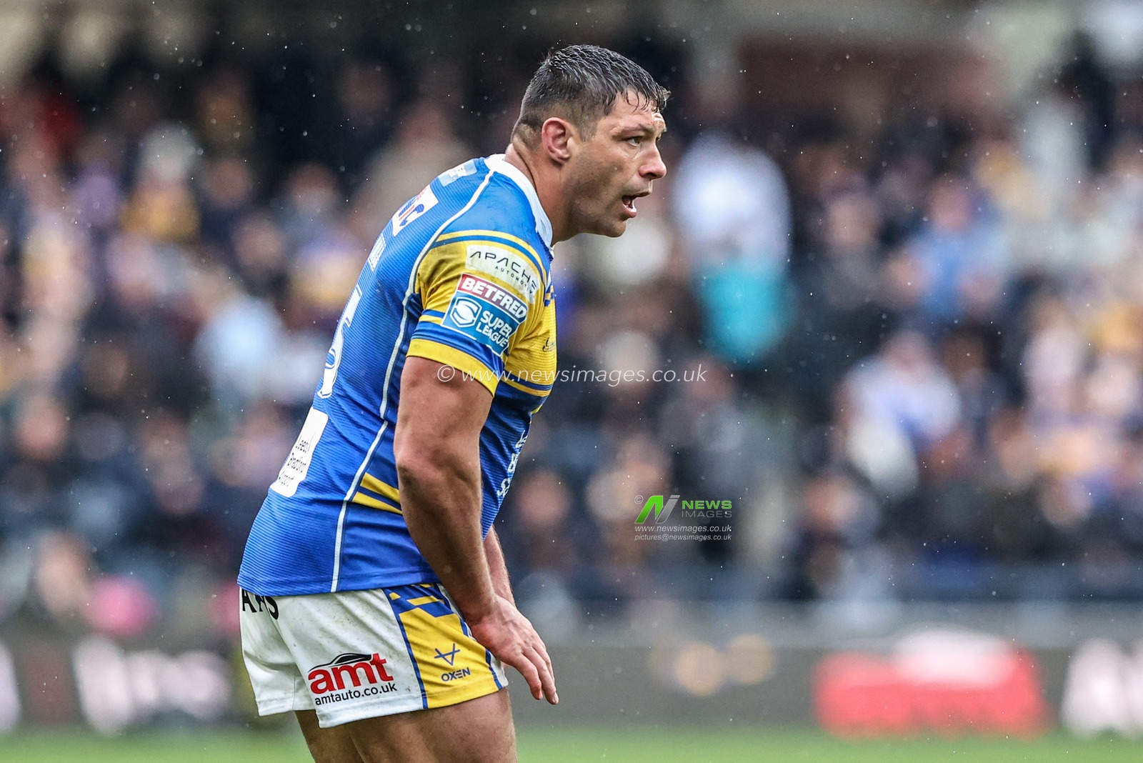 Ryan Hall of Leeds Rhinos during the Betfred Super League Round 8 match Leeds Rhinos vs Huddersfield Giants at Headingley Stadium, Leeds, United Kingdom, 18th April 2025

(Photo by Alfie Cosgrove/News Images)